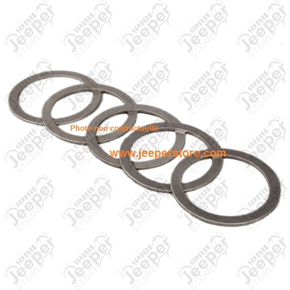 Kit de cale de réglage de pignon conique arrière Chrysler 8.25 Jeep Cherokee Liberty KJ