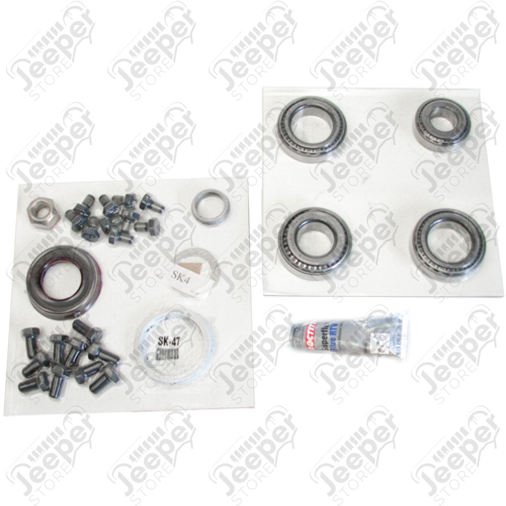 Kit de roulements, bagues et joints pour l'arrière Dana 44 Jeep Wrangler JK (sauf Rubicon)