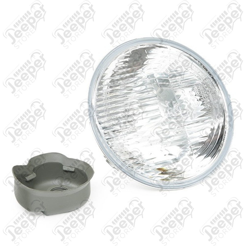 Phare avant Europe (projecteur) diamètre 7" pour Jeep Wrangler JK - 0824.25 / 1A6002395071 / 1A6 002 395-071