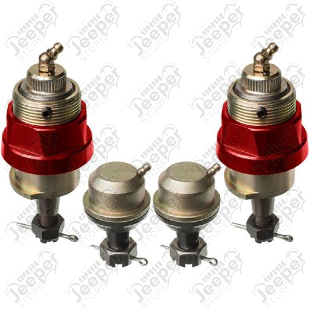 Kit de 4 rotules de pivots renforcées et réglables pour Jeep Wrangler JK