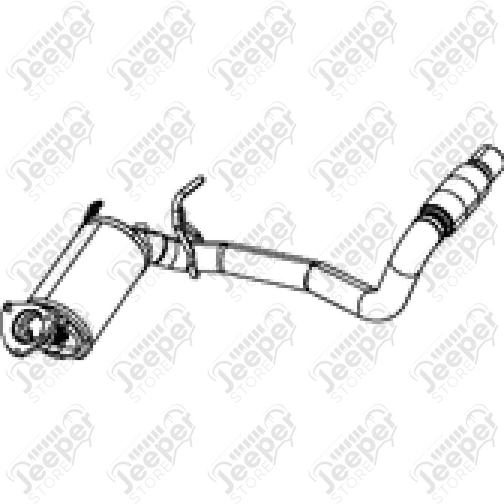 Filtre à particule (FAP) 2.8L CRD (200 chevaux) Jeep Wrangler JK - 0202.28JS / 5145572AD / 5145572 / 5145572AA / 5145572AB / 5145572AC / 5145572AD