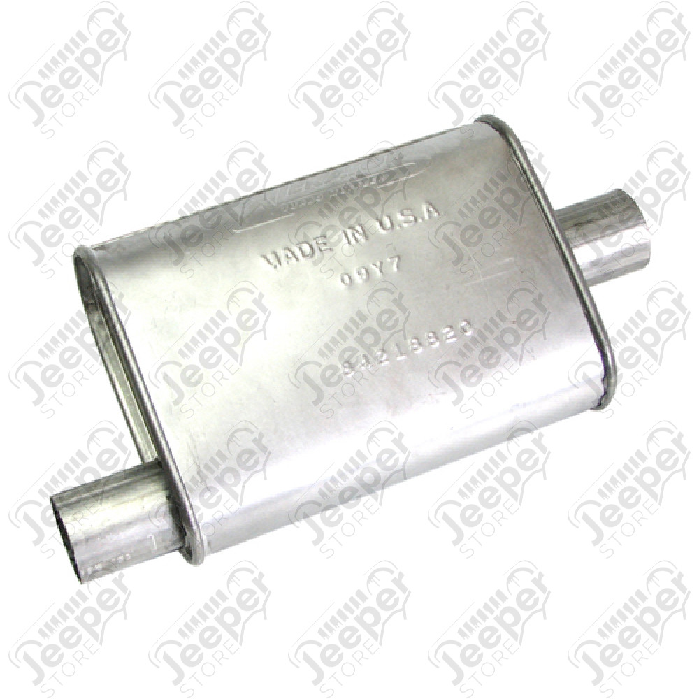 Silencieux d'échappement pour 2.1L Diesel et 2.0L essence (moteur Renault) Jeep CJ7
