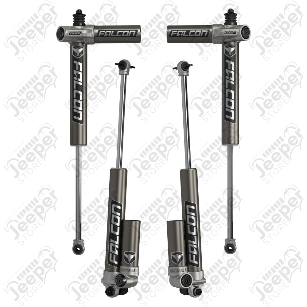 JK 4dr: Falcon Series 3.1 Piggyback Shock Kit (3-4.5” Lift) 