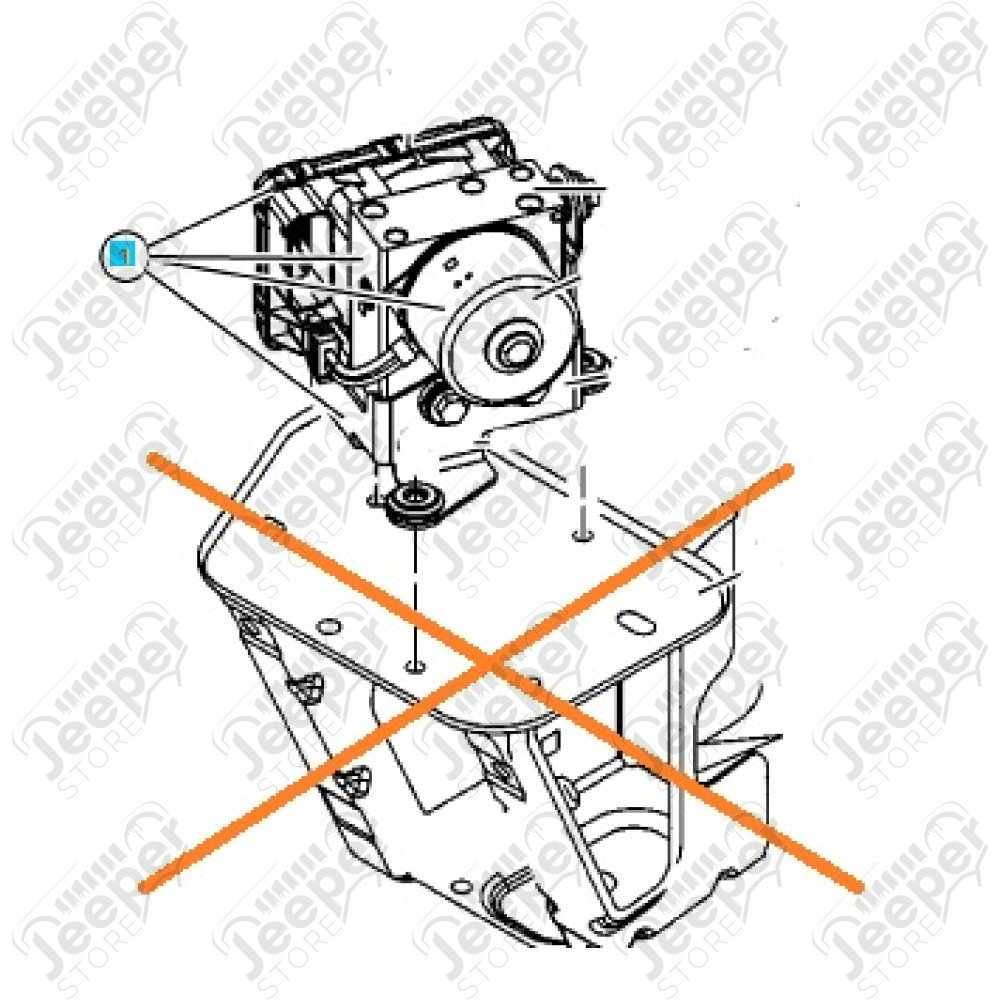 Commande du bloc ABS Jeep Wrangler TJ