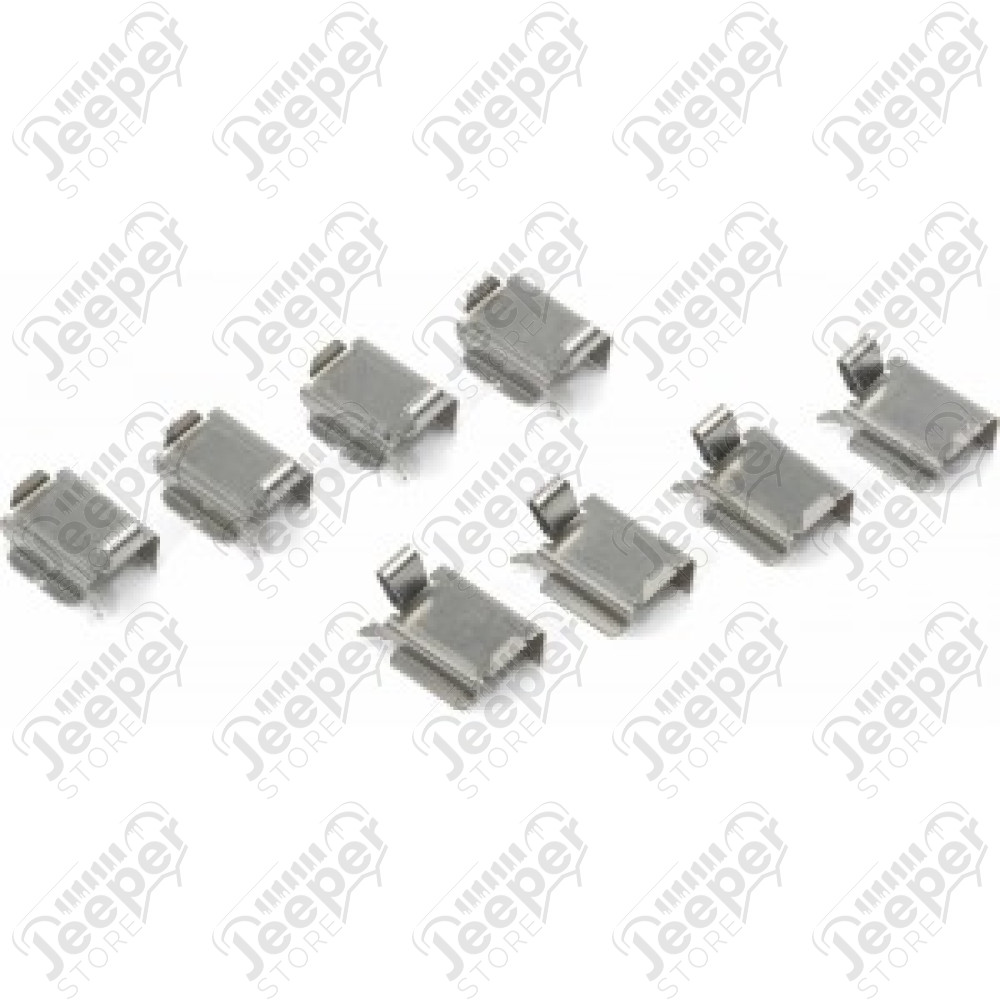 Kit de 8 clips de maintien de plaquettes de frein arrière - Jeep Wrangler JK - 68003705AA