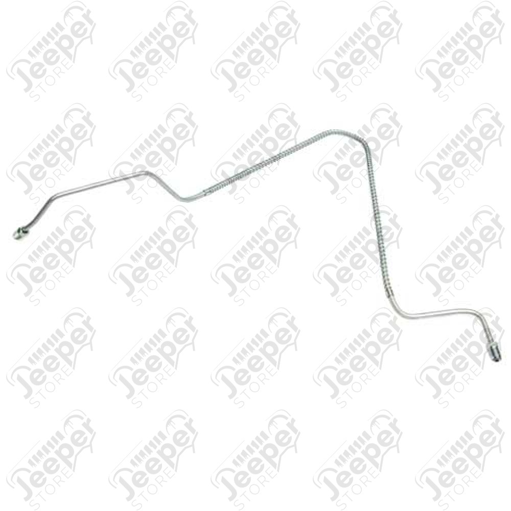 Conduite de frein acier avant gauche Jeep Wrangler YJ sans ABS (diametre 4.8mm ou 3/16)
