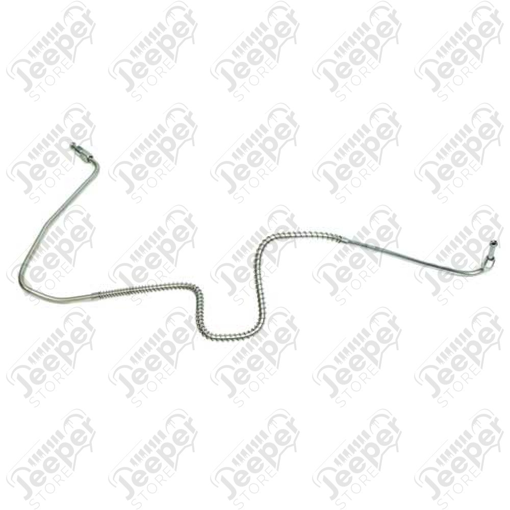 Conduite de frein acier avant gauche Jeep Wrangler TJ sans ABS (diametre 4.8mm ou 3/16)