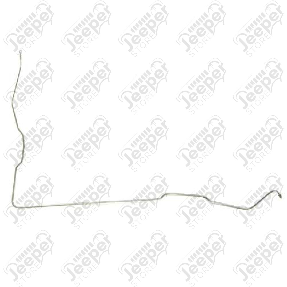 Conduite de frein acier avant droite Jeep Cherokee XJ et Grand Cherokee ZJ, ZG sans ABS (diametre 4.8mm ou 3/16)