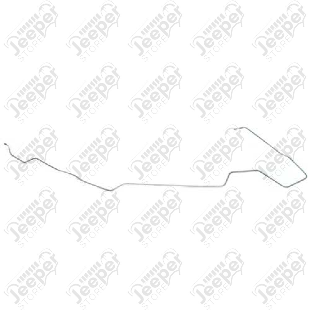 Durite de frein acier centrale (longeron) - Jeep CJ7 - 0373.01