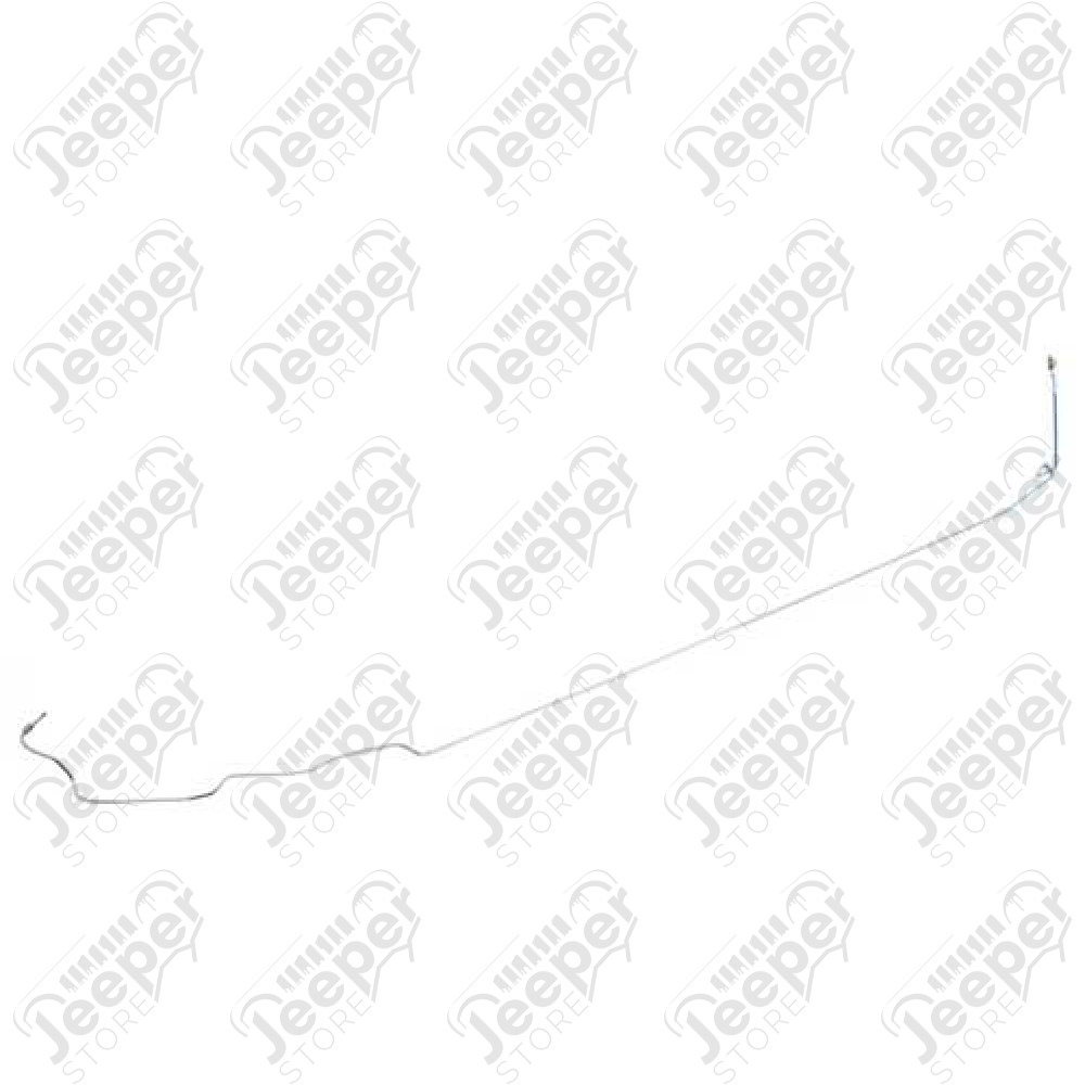 Durite de frein acier centrale (longeron) - Jeep Wrangler YJ - 0373.10 - sans ABS
