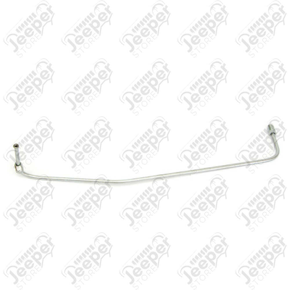 Durite de frein acier gauche sur pont (court) YJ, TJ, XJ, ZJ (diametre: 3/16 = 4.8mm)