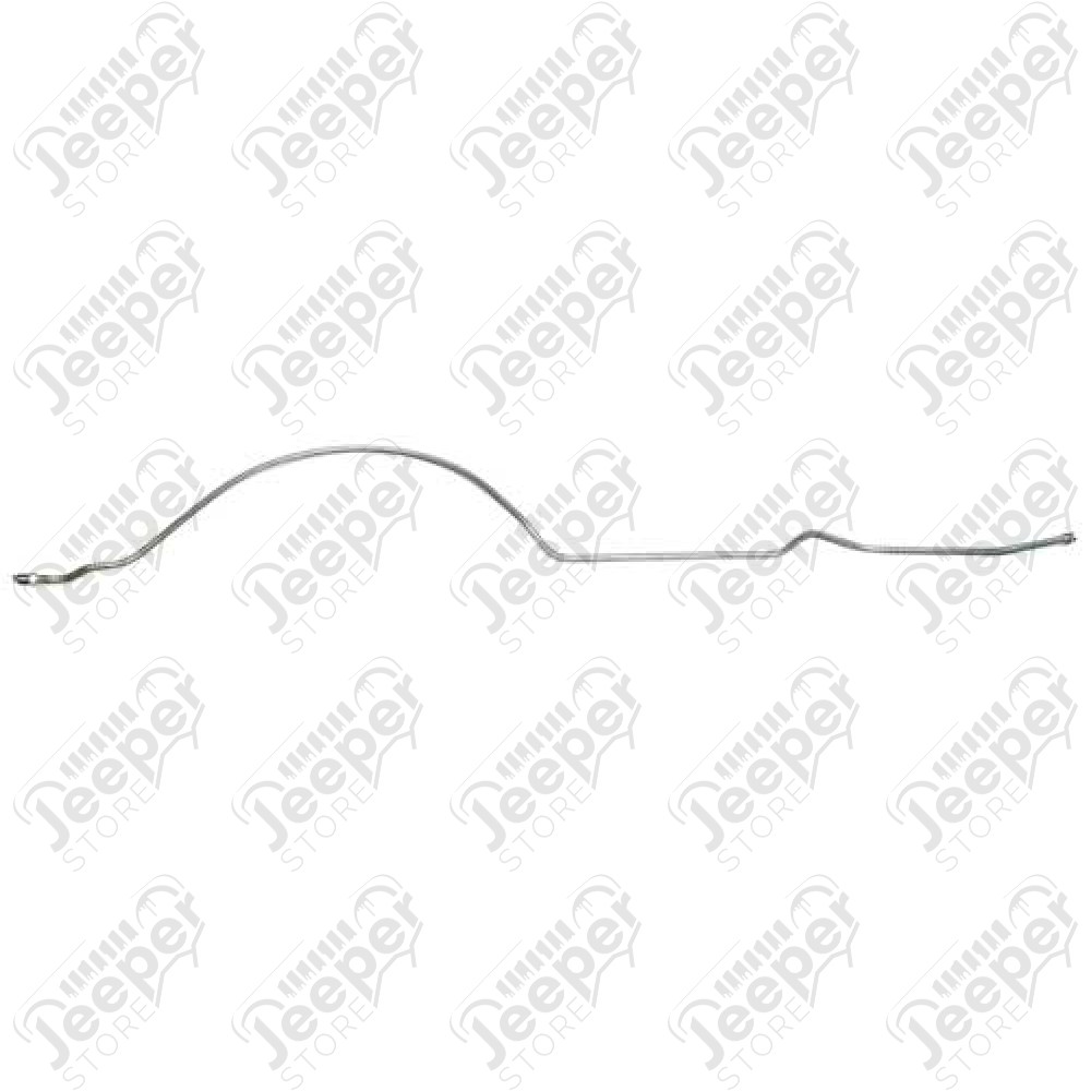 Durite de frein acier arriere droit sur pont (long) Jeep Cherokee XJ (diametre: 3/16 = 4.8mm) (sans ABS) 