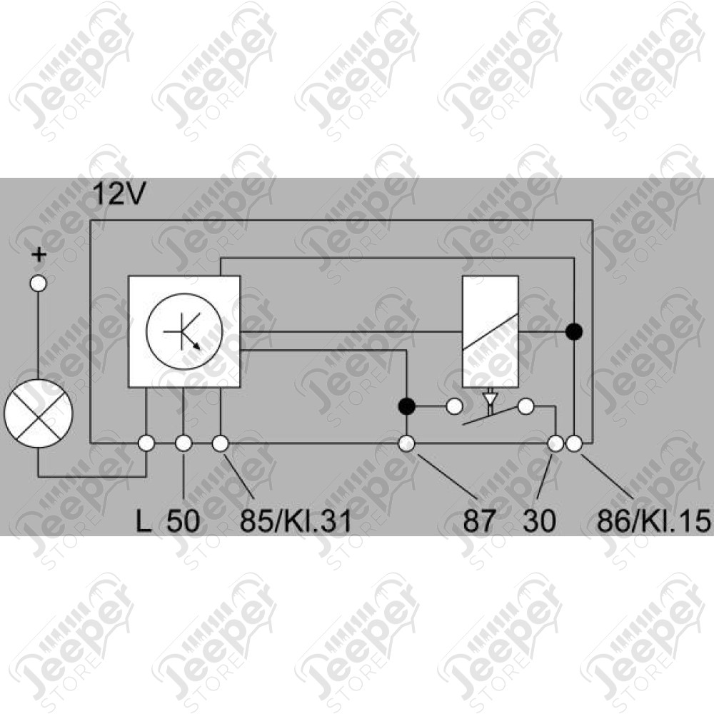 Boitier de préchauffage moteur 2.1L TD (Renault) - Jeep Cherokee XJ - 0419.46B / 7285600 / 0333402006 / GR066 / 4RV 008 188-101 / 0 333 402 006 / 245604 / 661090 / HDC103 / HDC111