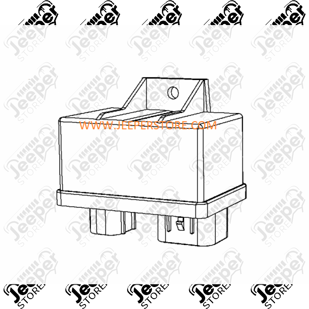 Module de préchauffage moteur 3.0L CRD (moteur VM) - Jeep Grand Cherokee WL / WK2 - 68079877AA