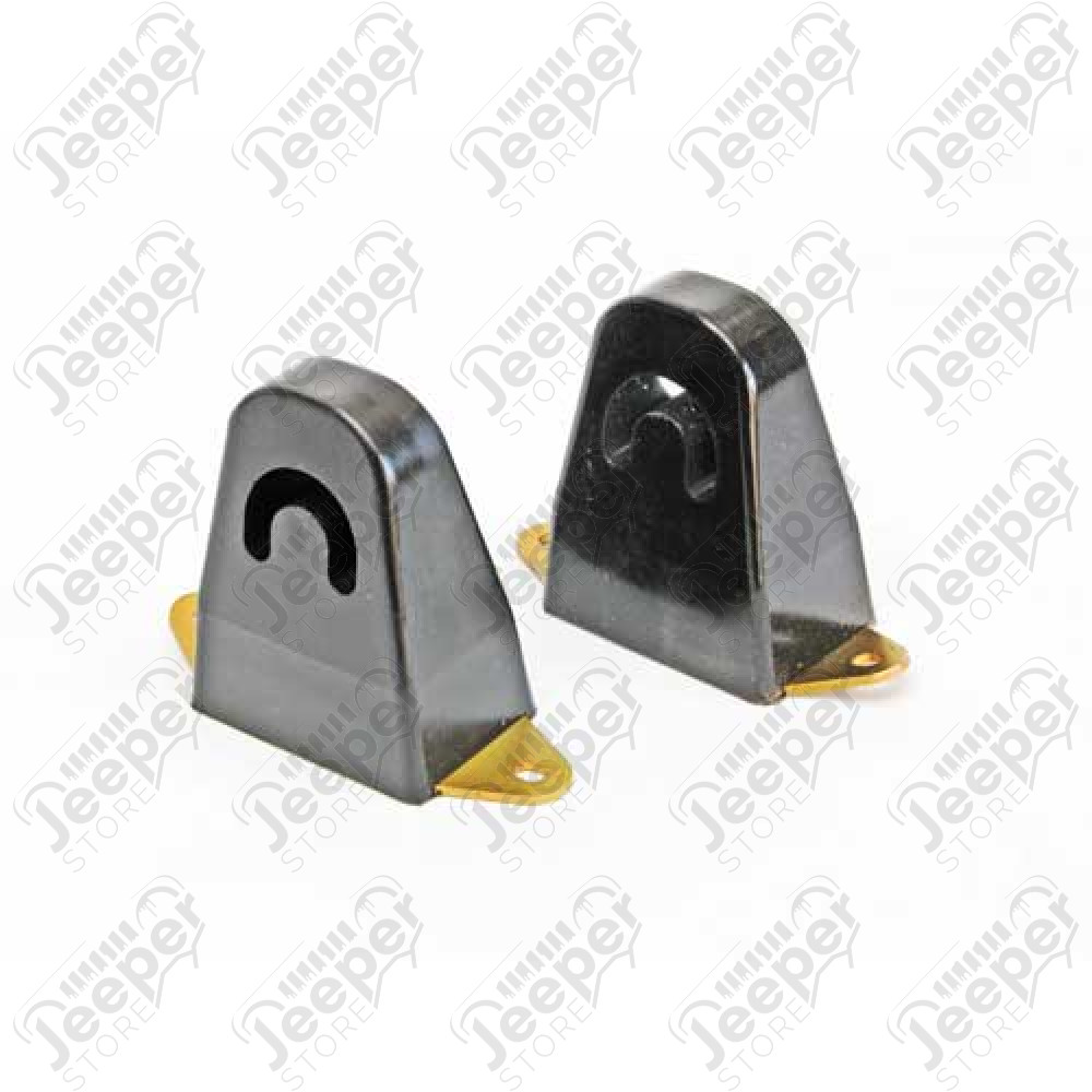 Kit de butées de pont arrière (rallongée - en polyuréthane) - Jeep Cherokee XJ - KJ09122BK