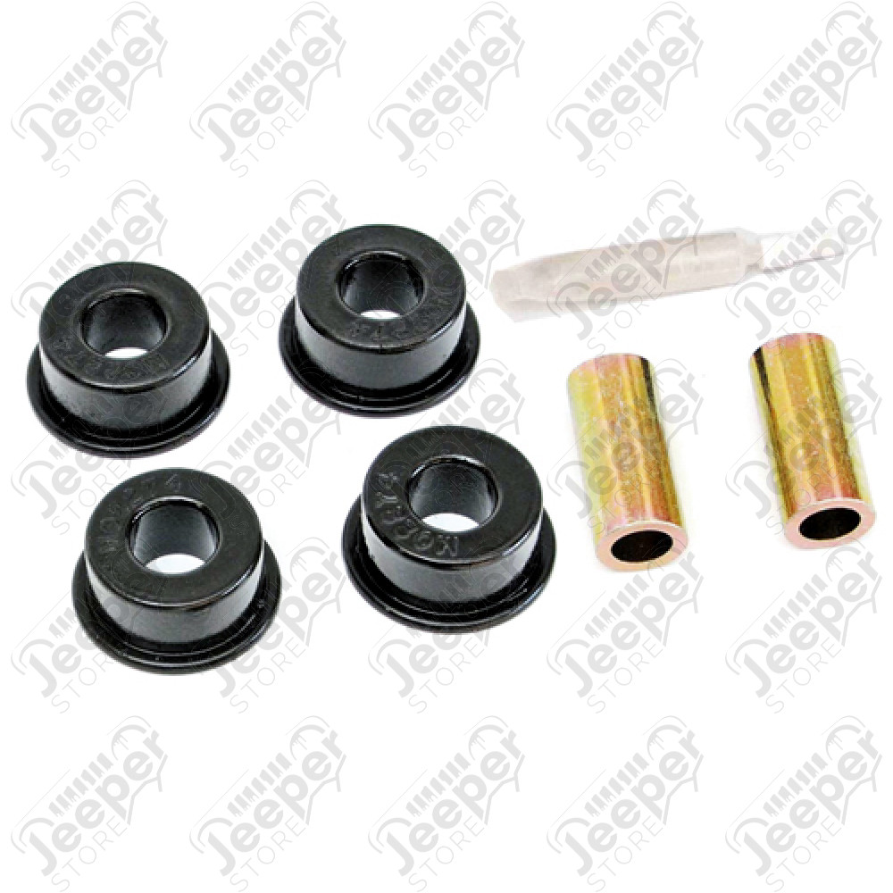 Kit silentblocs (en polyuréthane) de barre Panhard arrière - Jeep Wrangler YJ - KJ07001BK