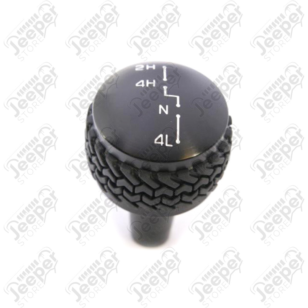 Pommeau de levier de boite de transfert (traces pneus) pour Jeep Wrangler JK 