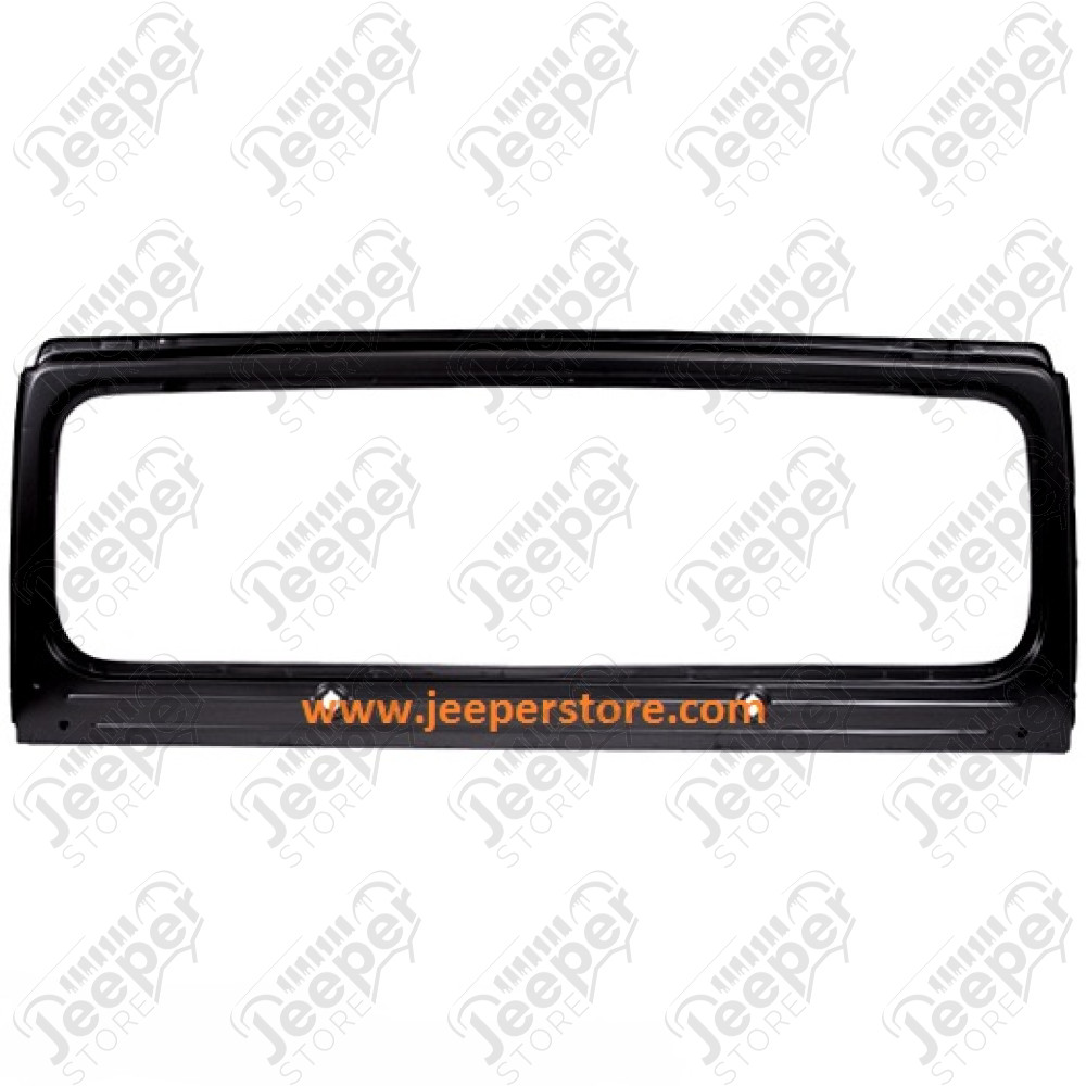 Baie de pare brise / cadre de vitre avant pour Jeep Wrangler YJ - 0801.10 / 55023067 / CS31023 / 55028306 / 55020432 / JYJ01-42200 / 12006.09 / TJO 427 0000