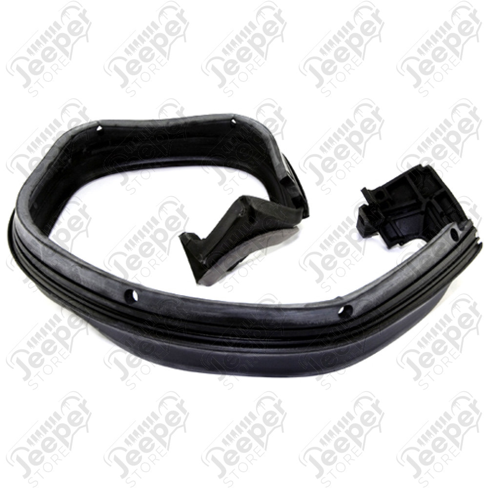Joint inférieur en caoutchouc mousse sous baie de pare brise pour Jeep Wrangler TJ