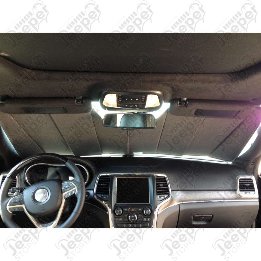 Pare soleil avec écrit Jeep pour Jeep Grand Cherokee WH, WK