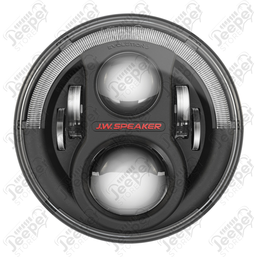 Phare LED 7'' avec homologation JW Speaker pour Jeep Wrangler JL / 0554543