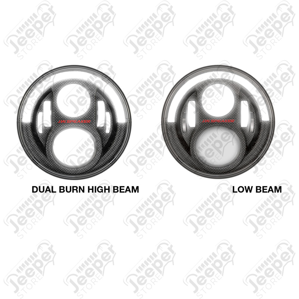 Phare LED 7'' avec homologation JW Speaker pour Jeep Wrangler JL / 0554543