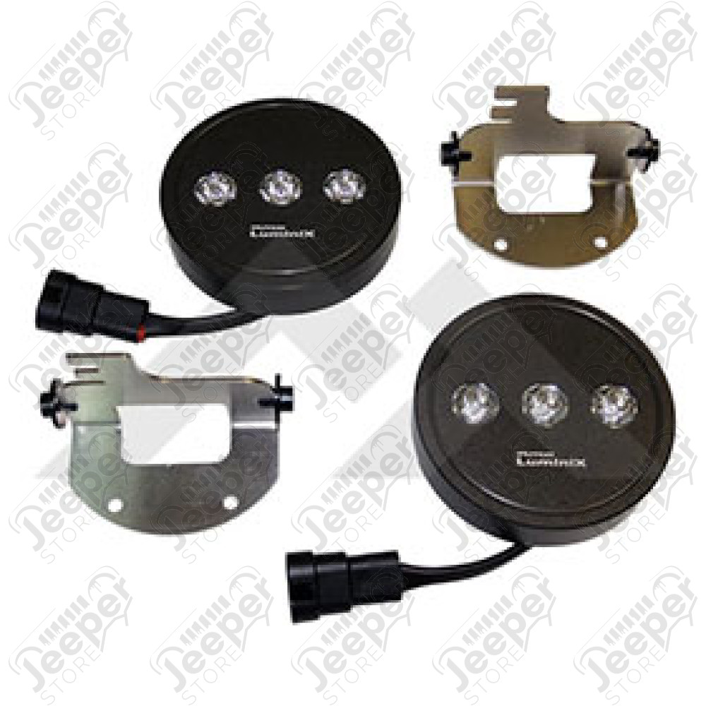 Kit Feux antibrouillard avant 3 LED - Jeep Wrangler JK - RT28038