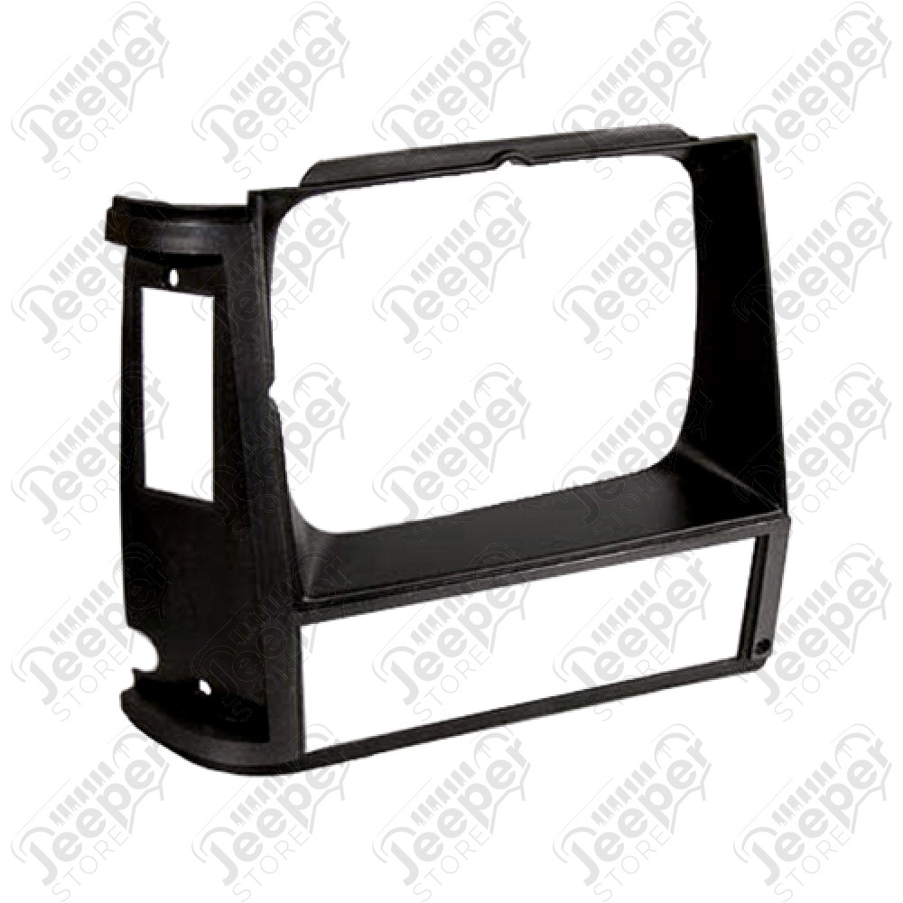 Enjoliveur de phare droit noir, Jeep Cherokee XJ