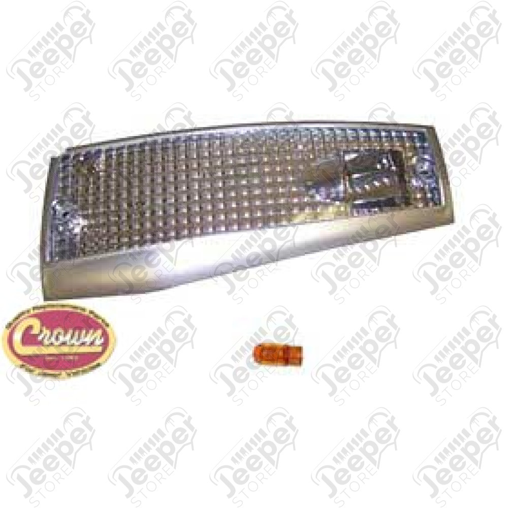 Kit de 2 clignotants blanc latéraux (coin de la calandre) pour Jeep Cherokee XJ