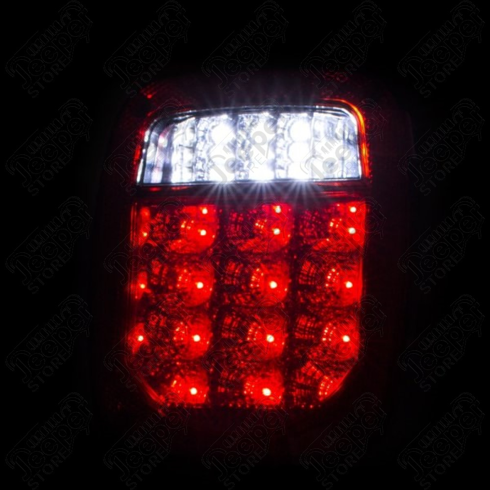 Kit de 2 feux LED arrière gauche et droit (version US) pour Jeep CJ, Wrangler YJ, TJ