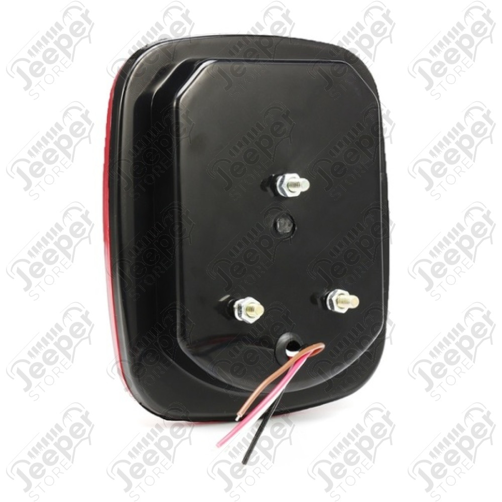 Kit de 2 feux LED arrière gauche et droit PLAT (version US) pour Jeep CJ, Wrangler YJ, TJ