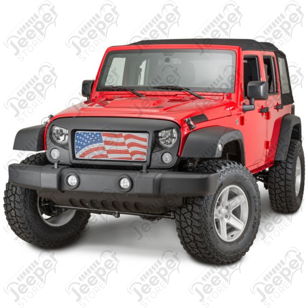 Calandre agressive USA pour Jeep Wrangler JK 