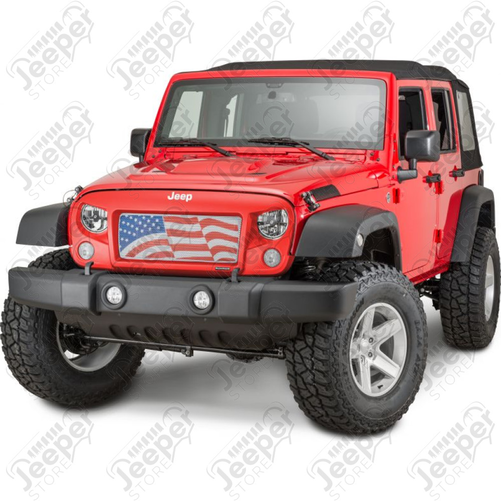 Calandre agressive USA pour Jeep Wrangler JK 