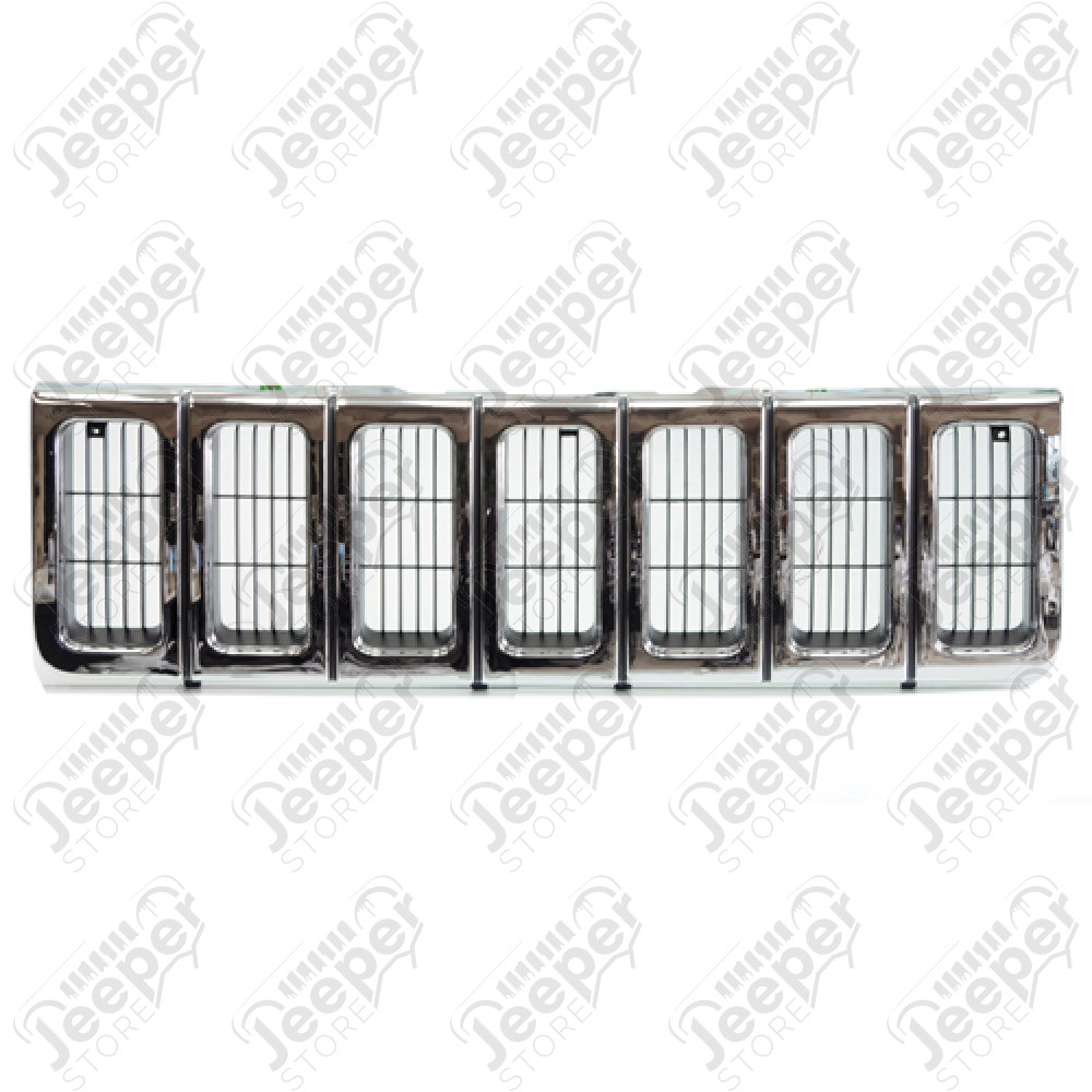 Calandre chromé (7 barres) pour Jeep Grand Cherokee ZJ, ZG 