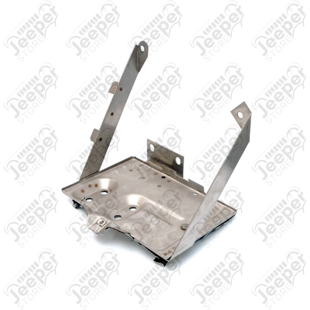 Support de batterie en acier / inox Jeep CJ