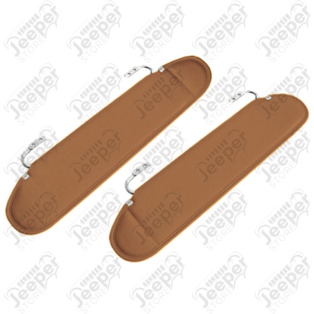 Kit de 2 pares soleil spice (marron) Jeep CJ, Wrangler YJ
