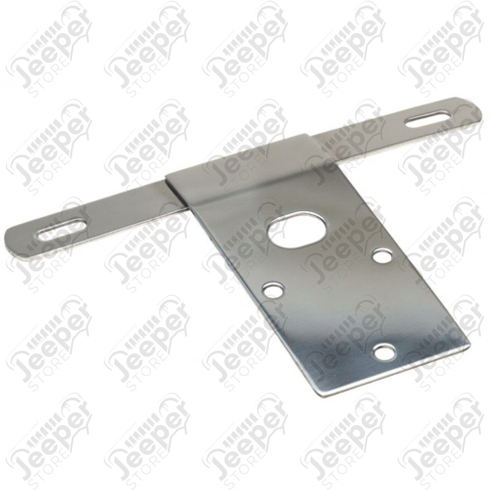 Support de plaque immatriculation arrière Jeep CJ