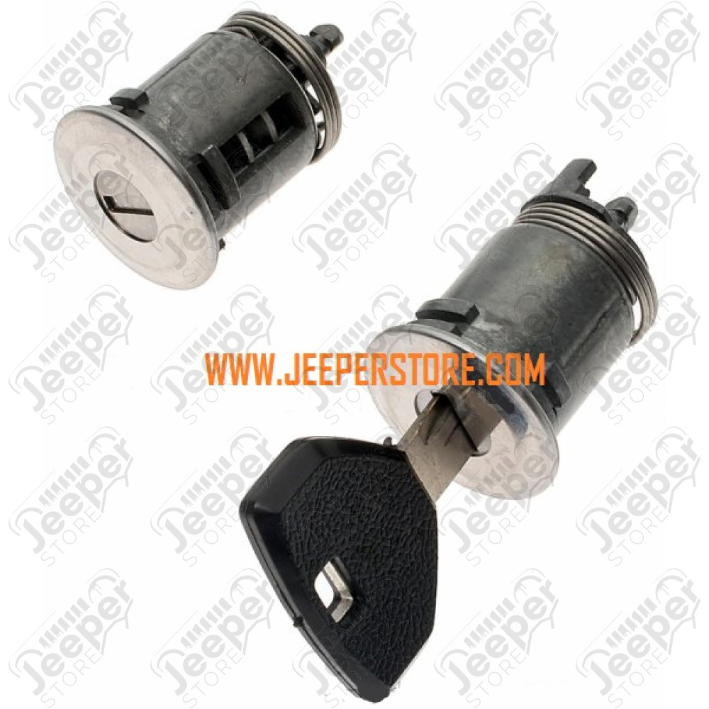 Kit de 2 serrures de porte avec 1 clef pour Jeep Grand Cherokee ZJ, ZG - 0880.60 / SMP-DL22 / 4637581 / DL22