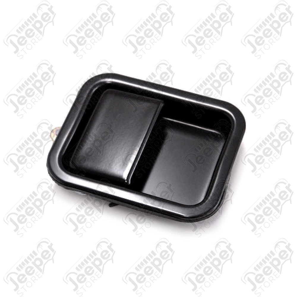 Poignée de porte pleine encastrée noire côté droit - Jeep Wrangler TJ - 55176382AE