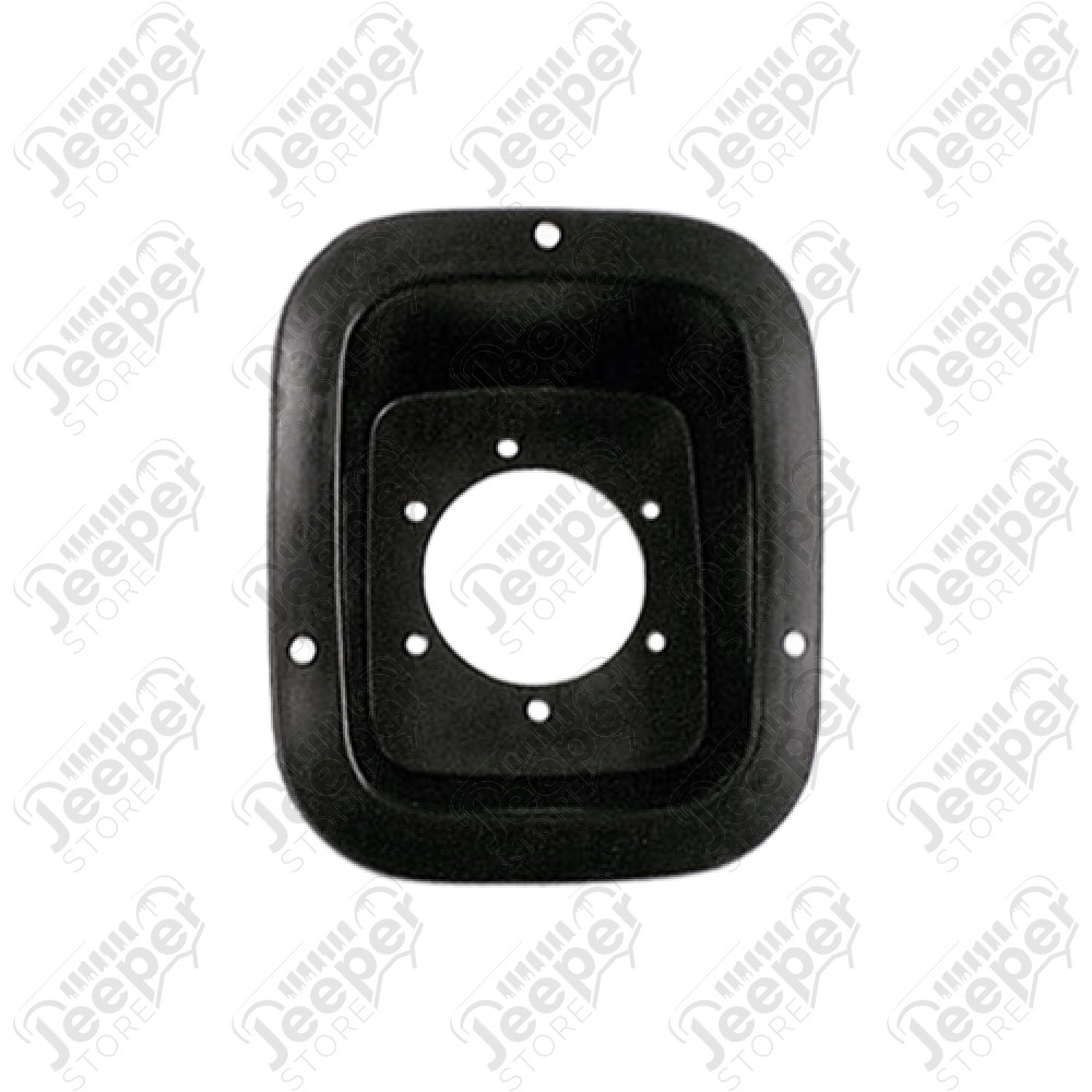 Cadre d'orifice de réservoir noir (trappe) pour Jeep CJ5, CJ7, CJ8