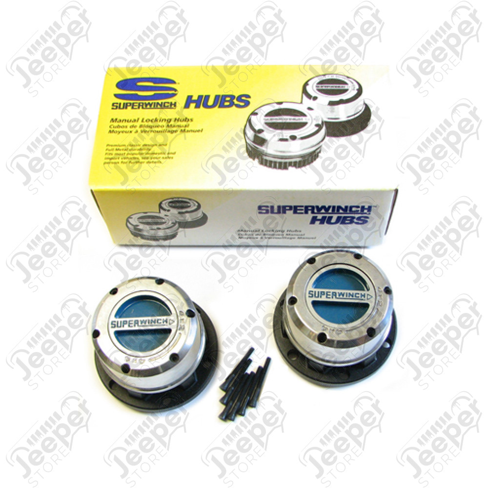 Kit de moyeux débrayables (fixation 6 trous) pour Jeep CJ, SJ, Jseries