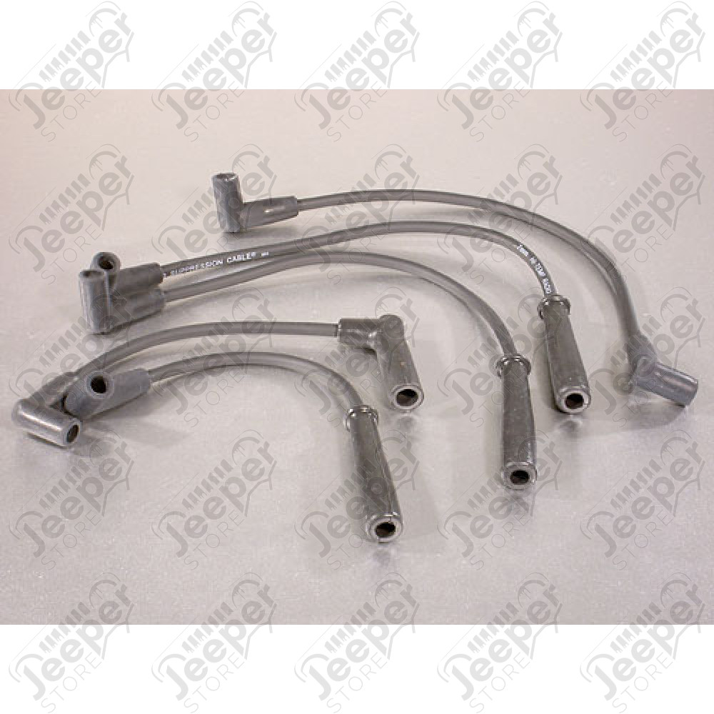 Jeu de fils de bougie moteur 2.5L essence (moteur AMC - 151cui) - Jeep Wrangler YJ - 83507180
