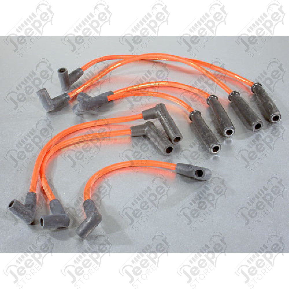 Jeu de fils de bougie moteur 4.0L (moteur AMC à injection) - Jeep Wrangler YJ - 83507178 / 7648 / 5017059AB / 56041856AA / 5017059AA