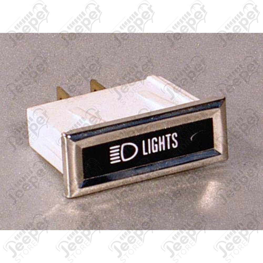 Témoin lumineux de tableau de bord "Light / phare" pour Jeep CJ5, CJ7, CJ8
