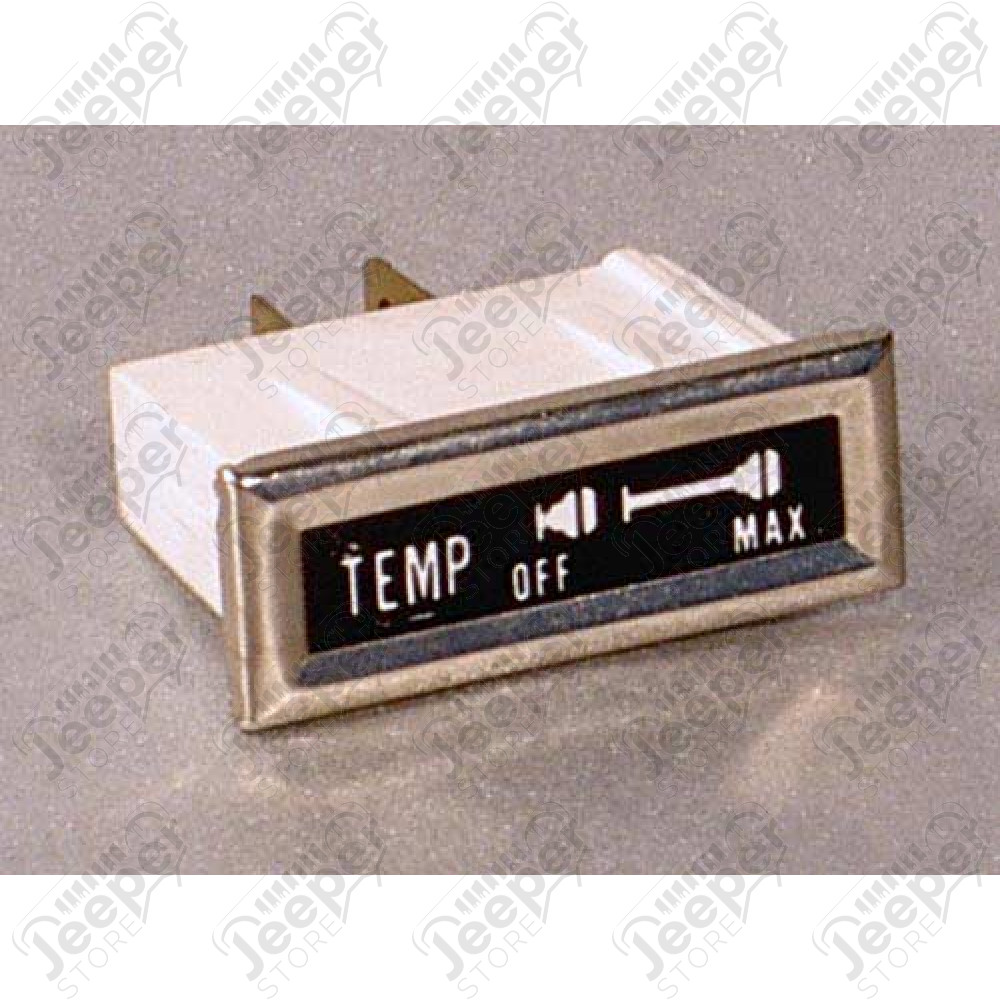 Témoin lumineux de tableau de bord "Temp" pour Jeep CJ5, CJ7, CJ8