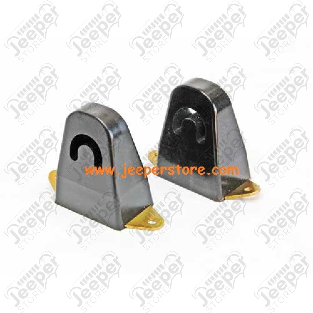 Kit butées de pont en polyuréthane (rallongée) avant Wrangler YJ (hauteur: 14cm)