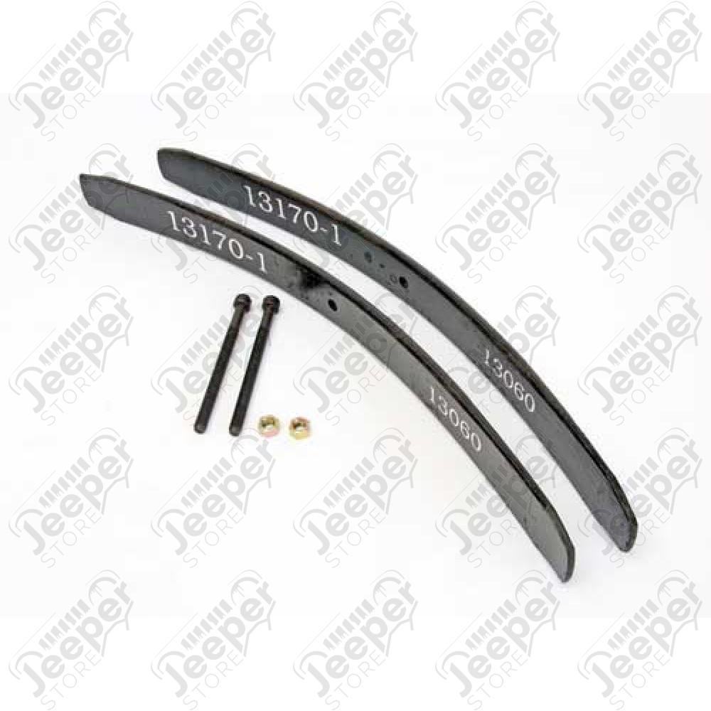 Kit de 2 lames Add a leaf pour l'arrière (réhausse: +40mm) pour Jeep CJ