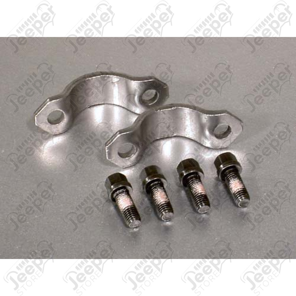 Kit de 2 d'étriers de croisillon 82mm + kit de 4 vis pour Jeep 