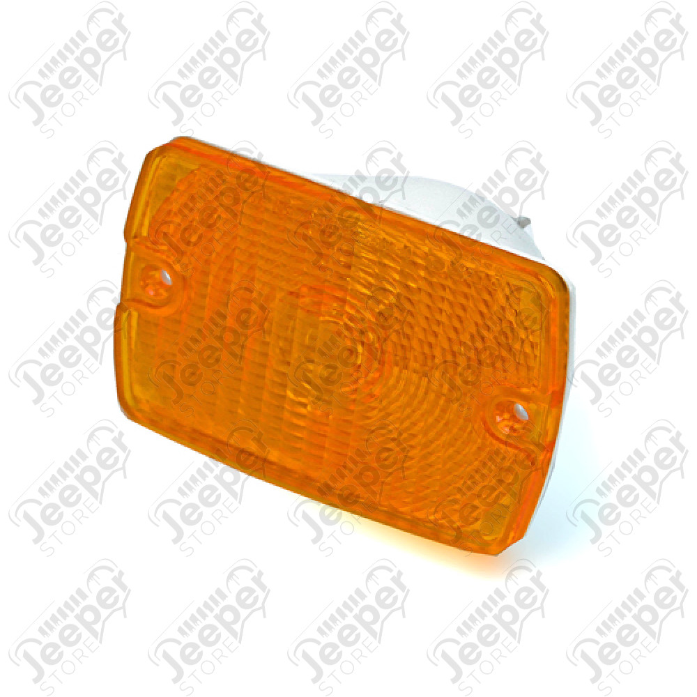 Feu clignotant orange encastré dans la calandre Jeep Wrangler YJ