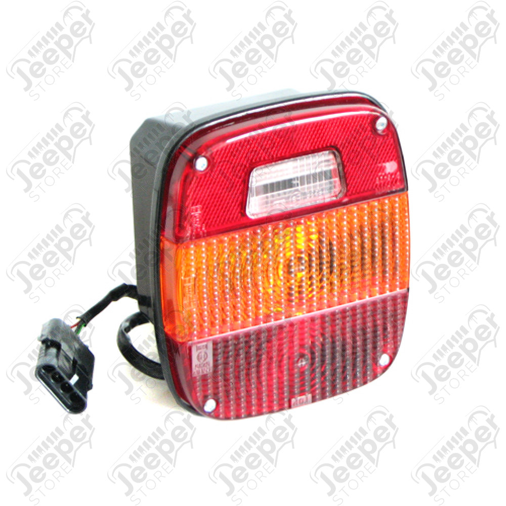 Feu arrière version Europe pour Jeep CJ5, CJ6, CJ7, CJ8 (gauche ou droit, sans éclaireur de plaque)